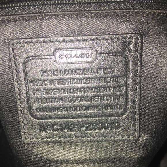 Coach Black Bag - Picture 6 of 9